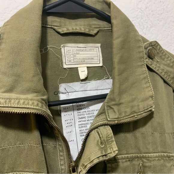 Current Elliot Army Green Ombre Jacket size 1 - Picture 4 of 12